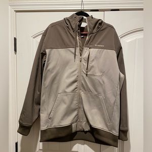 Simms Jacket Size XL Tan Brown